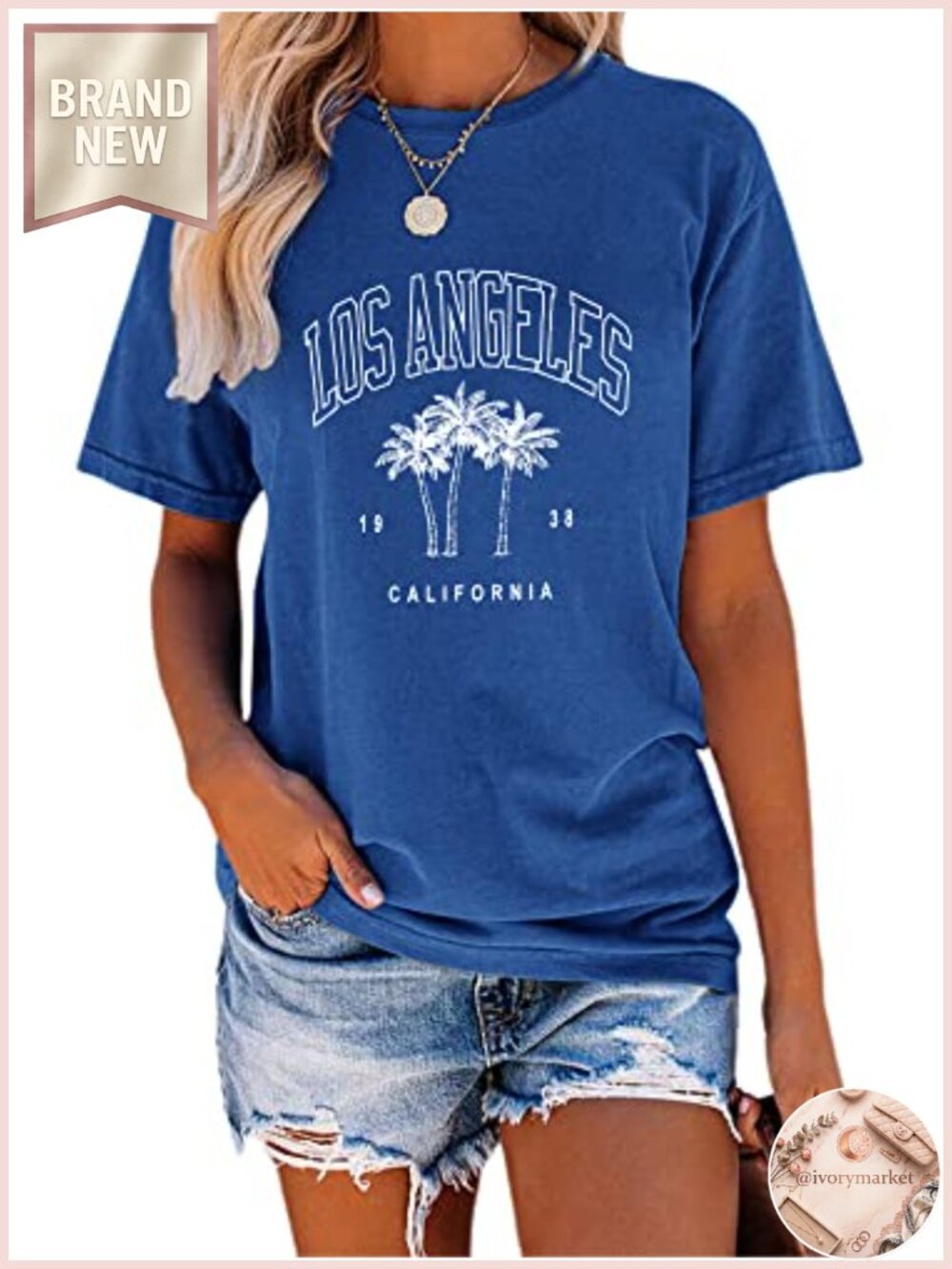 Women's Graphic Tee Short Sleeve Crew Neck T-Shirt Palm Tree Beach Retro Casual